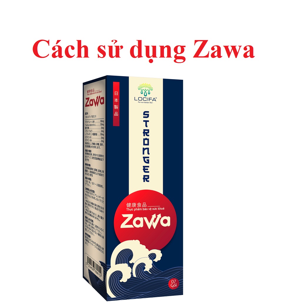 Cách sử dụng sản phẩm tăng cường sinh lý Zawa