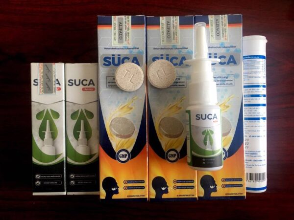 Bộ đôi sản phẩm Suca Xoang hỗ trợ giảm viêm Xoang hiệu quả