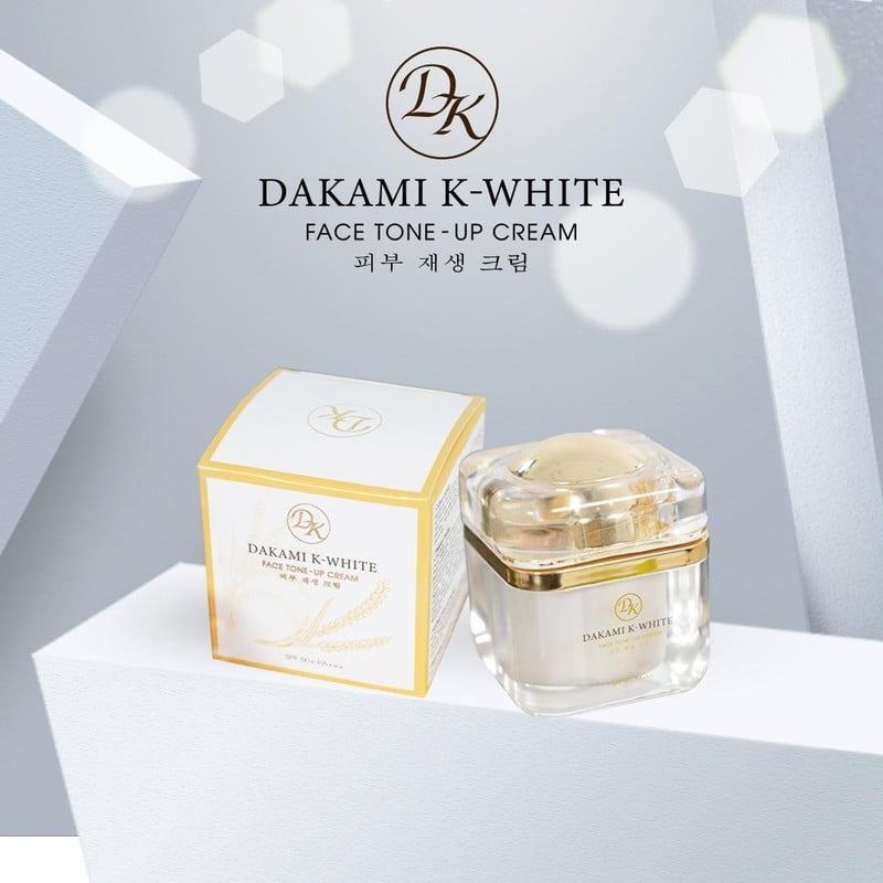 Dakami K-White hỗ trợ chống lão hóa da nâng tông mịn da